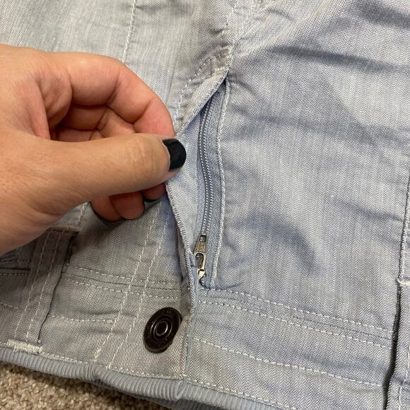 Gorpcore Rugged Utility adventure mountain Workwear Chambray KUHL Shorts Sz 8 - Picture 8 of 12